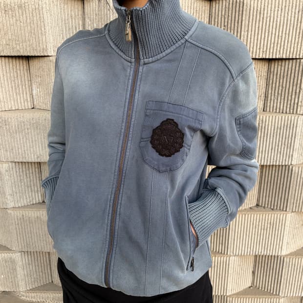 아르마니 진스 페이딩 집업 