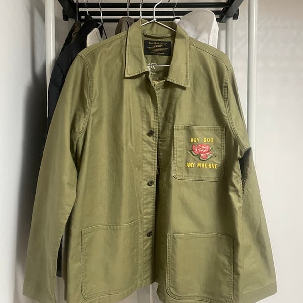 deus(데우스)P-41 OVERSHIRT (OLIVE DRAB)