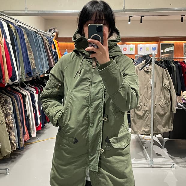 빈티지 사파리 야상 점퍼