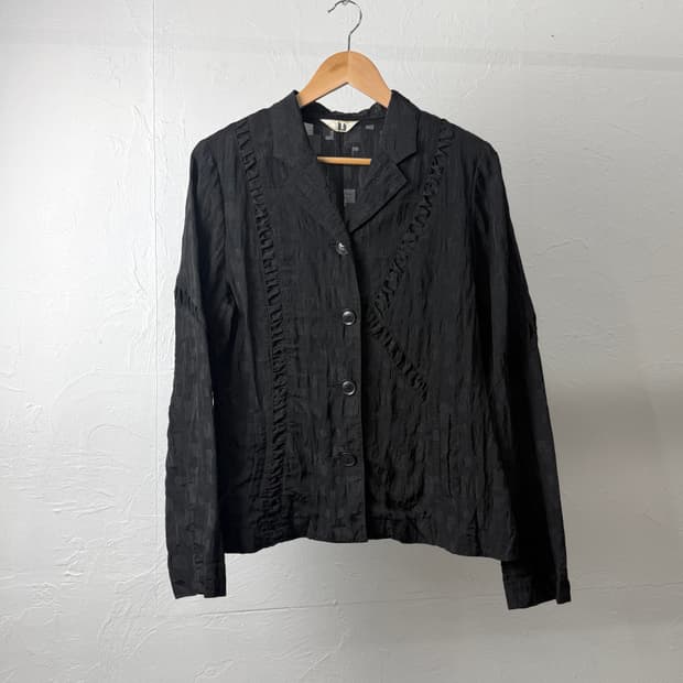 센소유니코 t.b 셔링 자켓