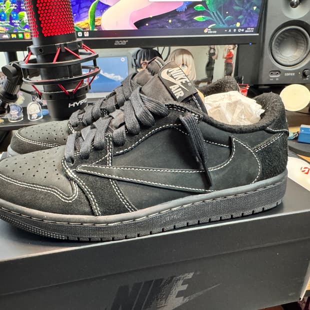 조던 트래비스 스캇 블랙 팬텀 