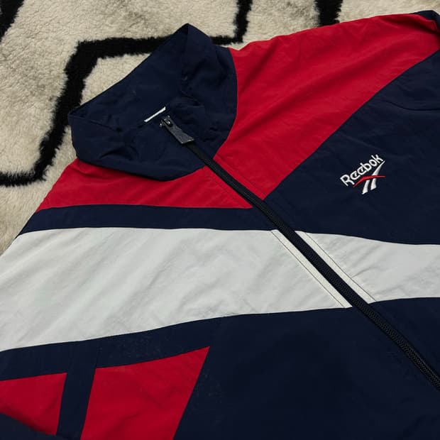 [L]리복 벡터 바람막이/네이비