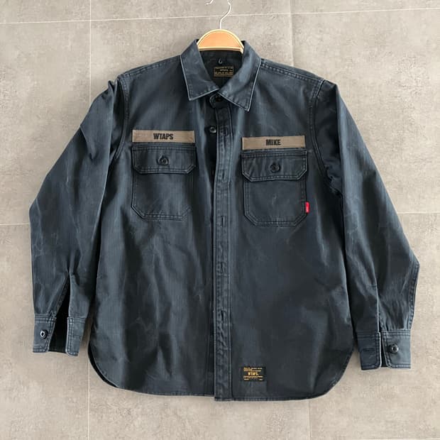 Wtaps 더블탭스 buds 헤링본 셔츠