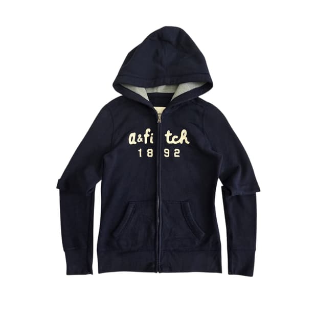 Abercrombie 아베크롬비 빈티지 y2k 딱붙 후드 집업