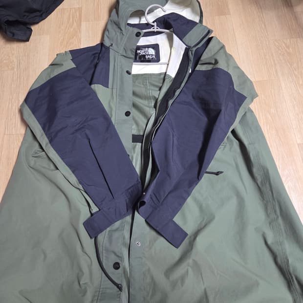 노스페이스 x 사카이 롱 자켓 L