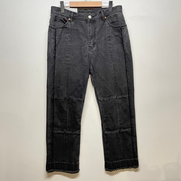 앤더슨벨 흑청 데님 팬츠