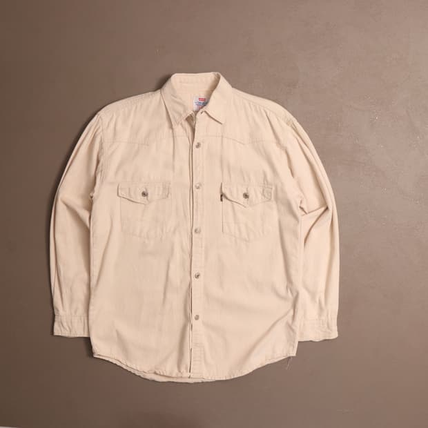 90's 리바이스 블랙탭 데님셔츠 A1721