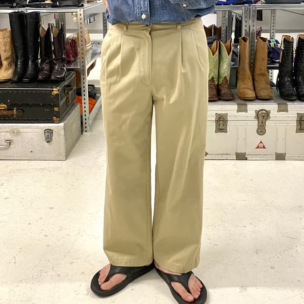 90s GIANNI VALENTINO two tuck chino pant