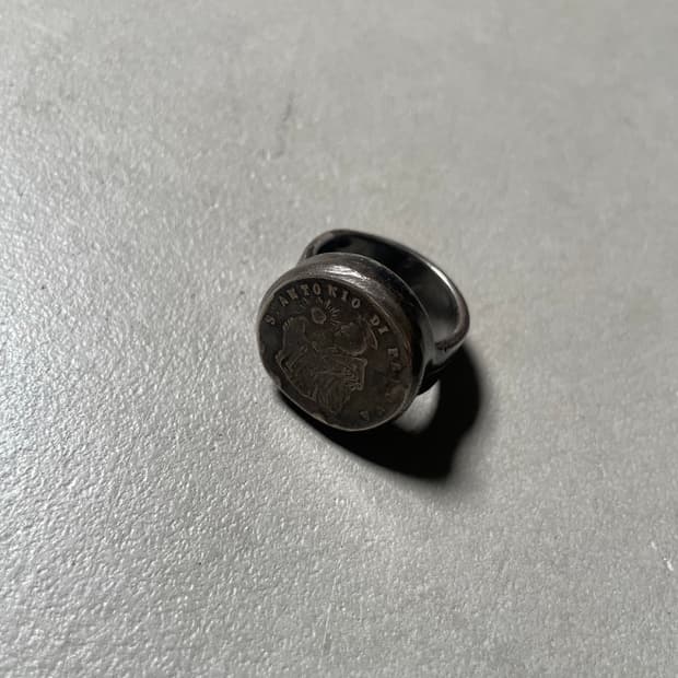Japanese Saint Antonio Medal Ring