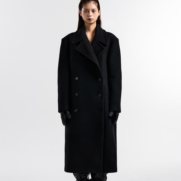 LEEY 리 엘이이와이 오버핏 롱코트