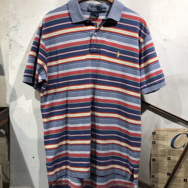Polo By Ralph Lauren blue striped shirt