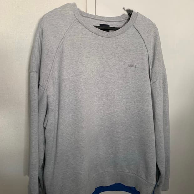 준지 사이드 지퍼 맨투맨-m