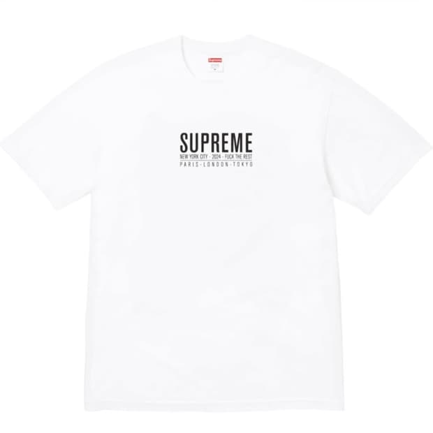 슈프림 24ss paris tee xxl