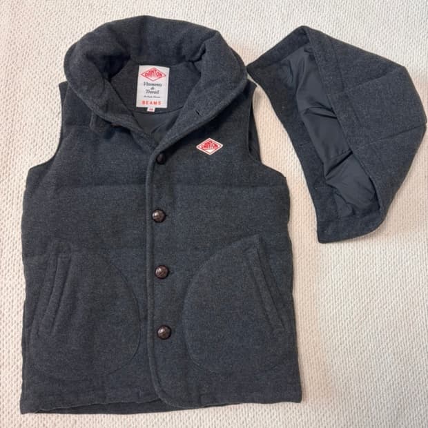 빔즈 단톤 콜라보 울 다운 베스트 조끼