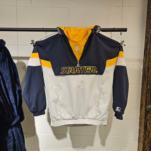 스타터 아노락 반집업 바람막이