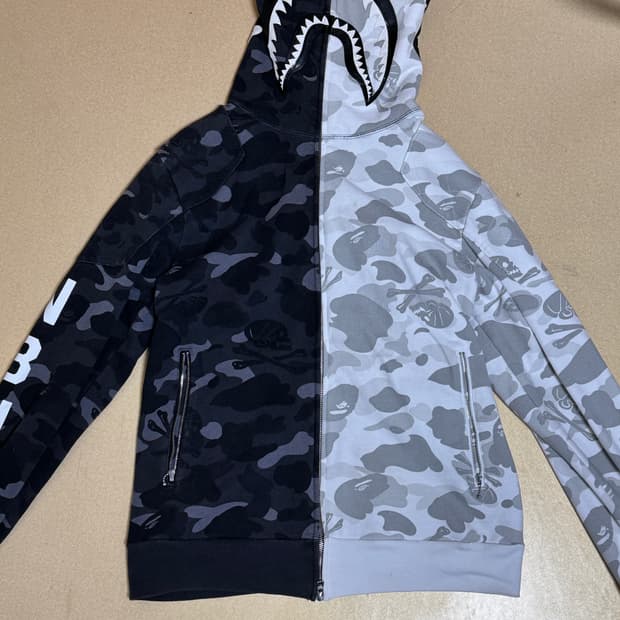 베이프 후드집업 네이버후드 콜라보 아수라 판매