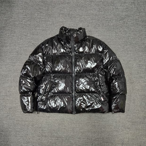 오디너리홀리데이 유광패딩 숏패딩 오버핏패딩