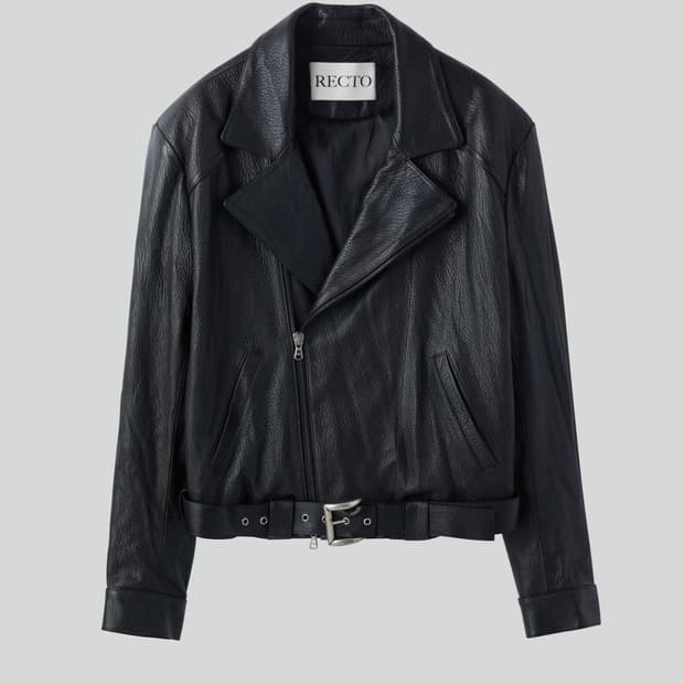 [M] 새상품 렉토 빈티지 이펙트 바이커 자켓