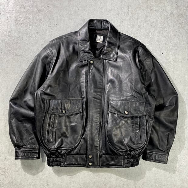 [95] 90s Vintage 빈티지 양가죽 A-2 레더자켓