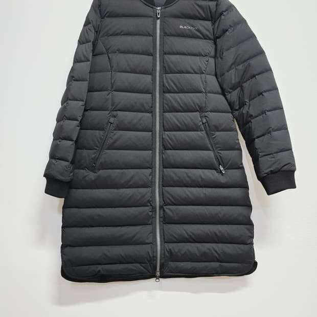 블랙야크 롱 경량구스다운패딩 블랙 여성95