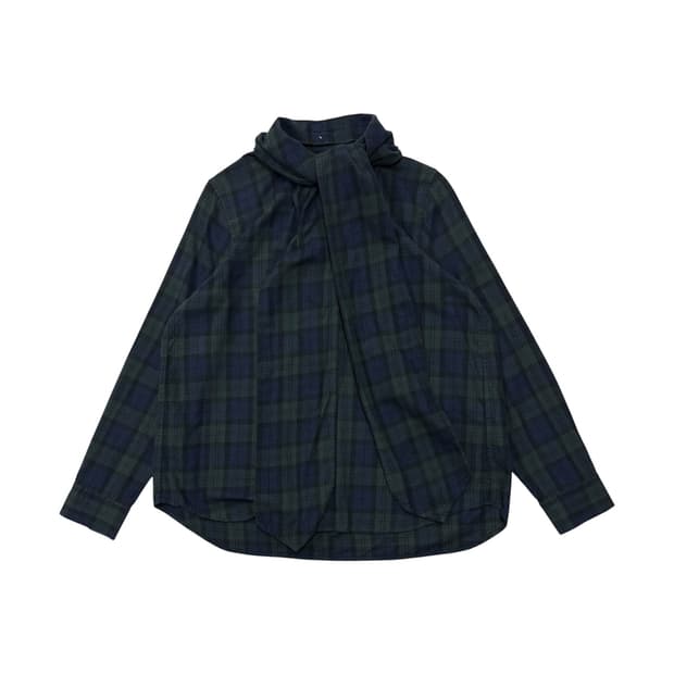 Beams Boy detachable collar shirt
