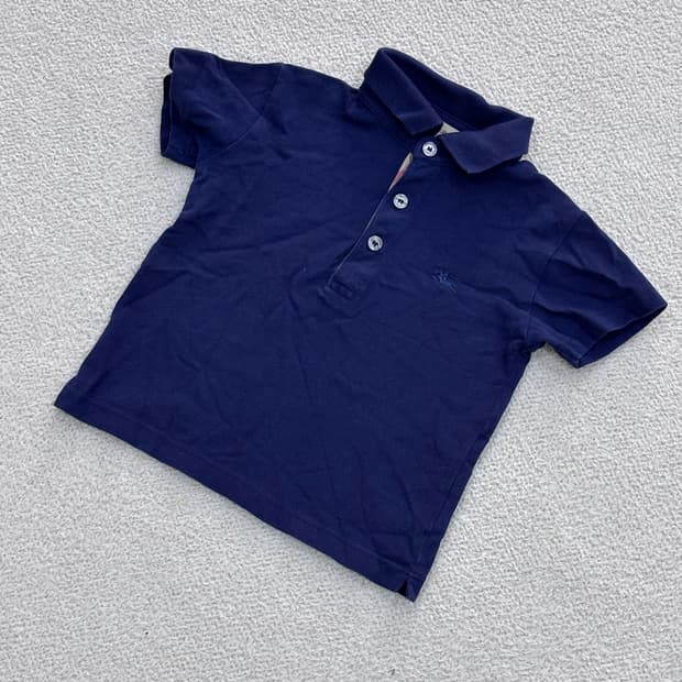 2Y 고급 빈티지 키즈 반팔 카라 티셔츠 0327E