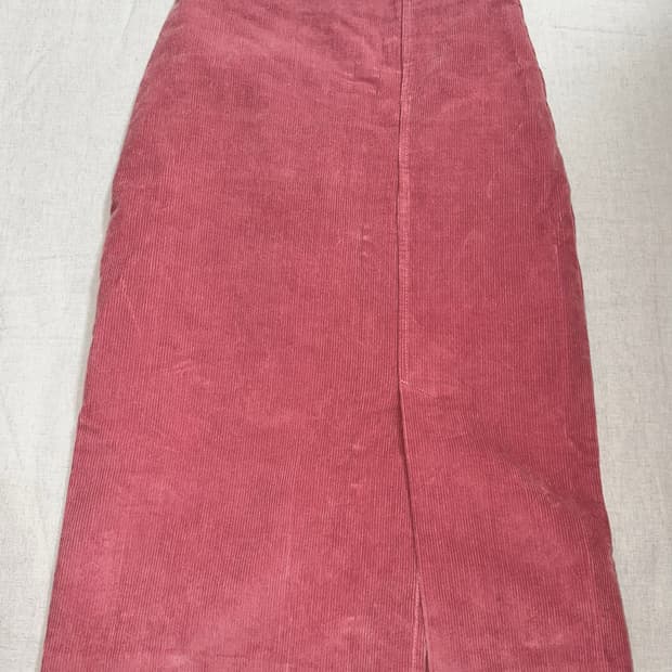 핑크 골덴 스커트