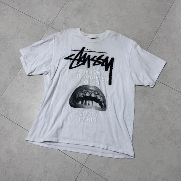 릭오웬스 x 스투시 반팔 [L]