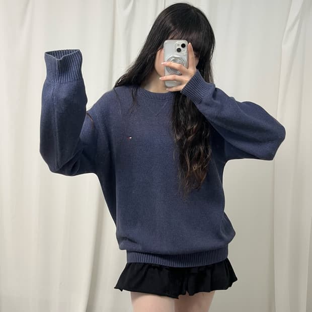 Tommy Hilfiger navy knit 