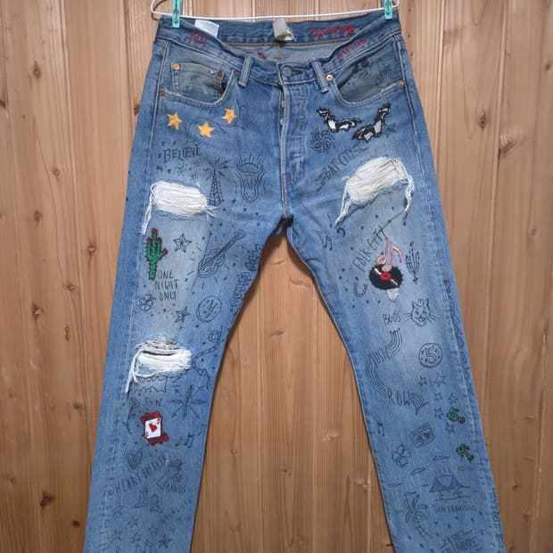 리바이스 <501 데이> 캡슐 컬렉션 한정판 32x30 유일매물