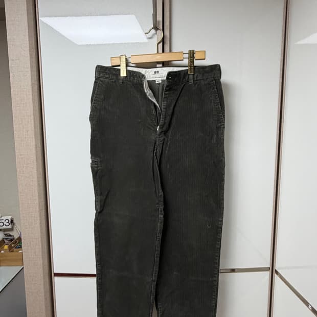 유니클로u 코듀로이 팬츠 