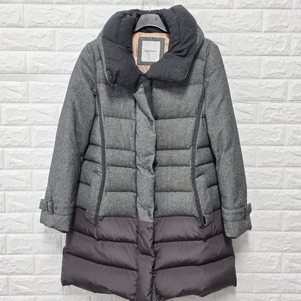 택포) 빈폴 여성 다운 코트 100