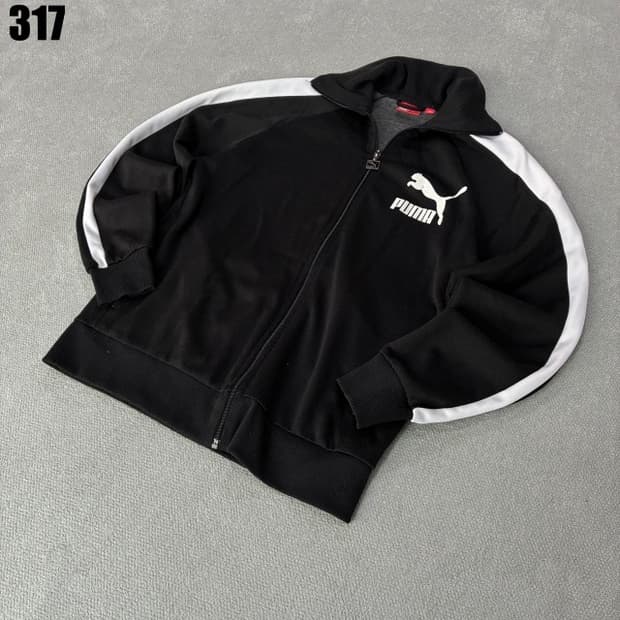 퓨마 블랙 집업 