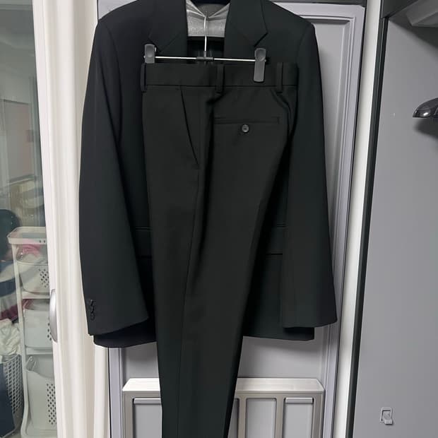 솔리드옴므 셋업 수트 정장 블랙 105 30