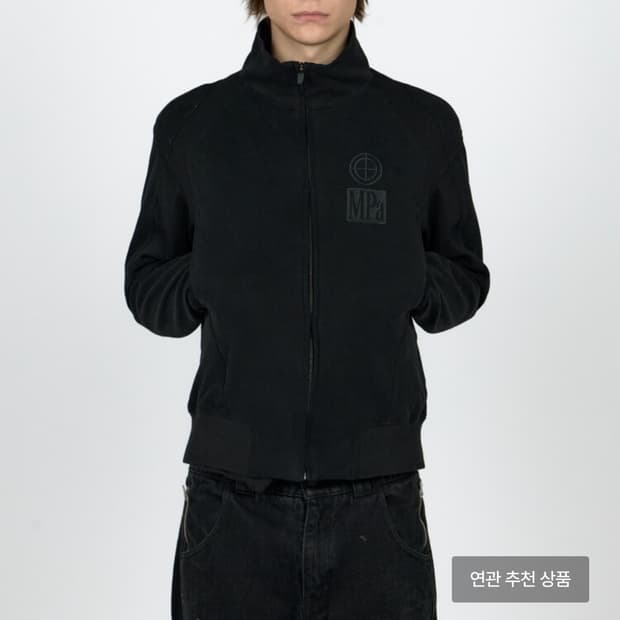 MPa CONTRAST ZIPPED JACKET (BLACK) M