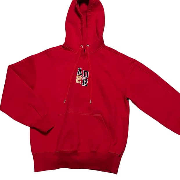 아더에러 레드 후디 L