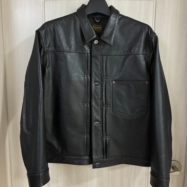 L] 아웃스탠딩 대전모델 레더 자켓