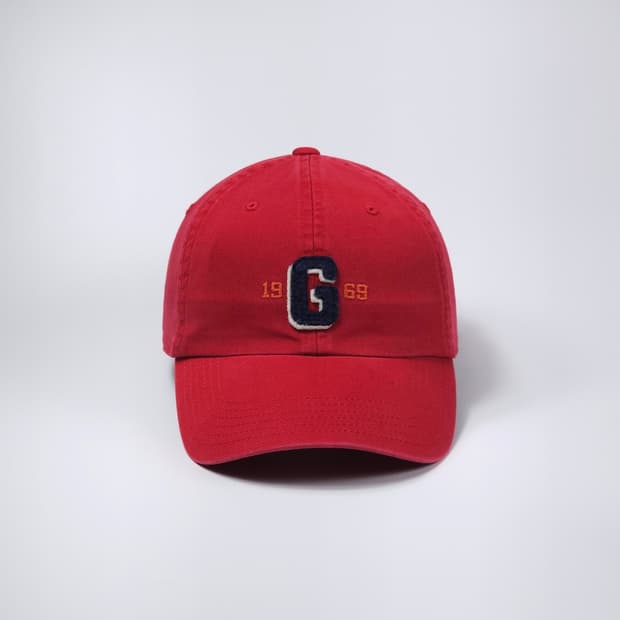 갭 GAP 레드 올드빈티지 볼캡 모자