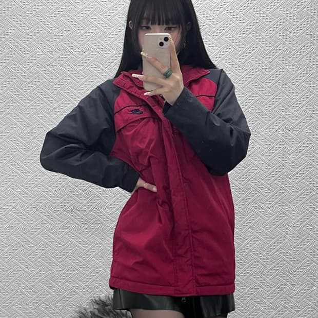 나이키 올드스쿨 레트로 빈티지 바람막이 자켓 L C09789