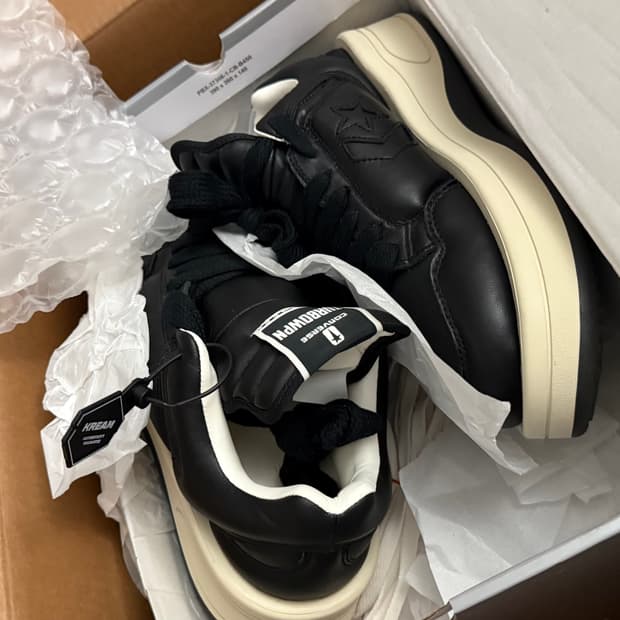 (새제품)릭오웬스 터보웨폰 로우 285 판매합니다