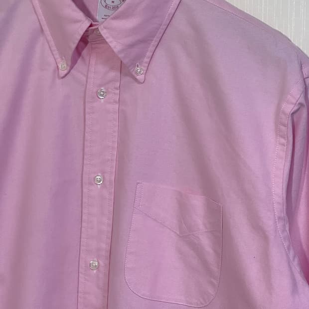 브룩스브라더스 옥스포드 버튼 다운 셔츠/105메디슨/핑크