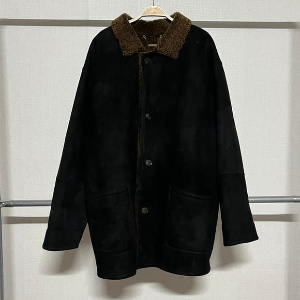 파올로구찌 양가죽 무스탕 코트