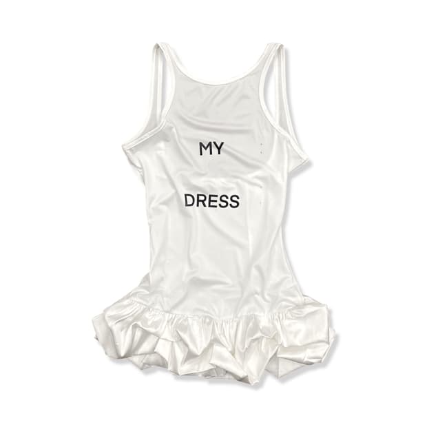 MYDRESS Open Back Frill Dress