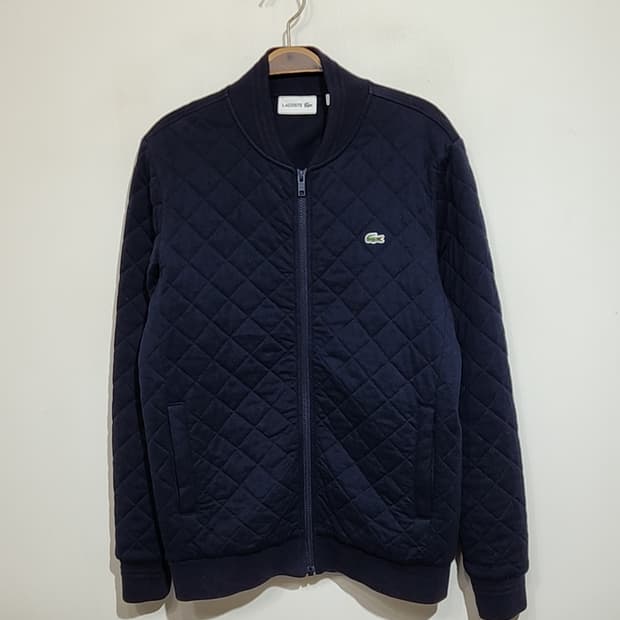 (M) 라코스테 퀼팅자켓 네이비 누빔점퍼 캐주얼 
