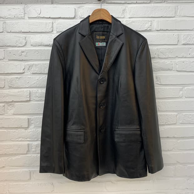 이태리 양가죽 블레이저 가죽자켓
