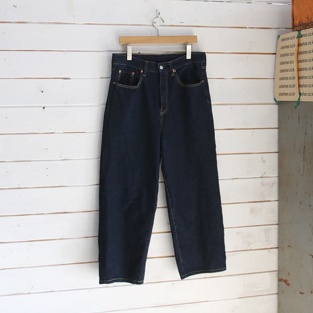 (착용컷) MUJI 데님 팬츠 (남성용 31.5)