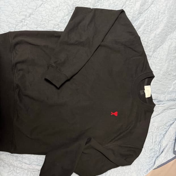 아미 스몰로고 맨투맨 남녀공용