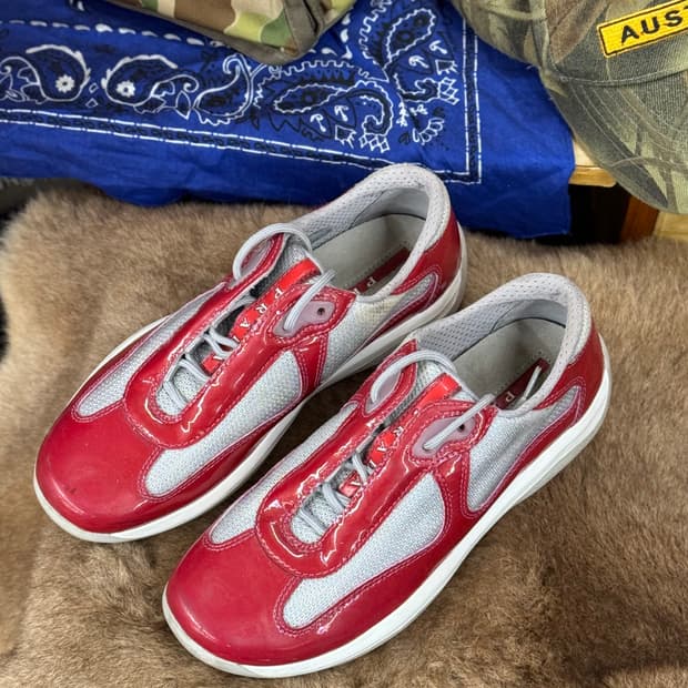 PRADA 프라다 아메리카컵 og 레드 (225-230)