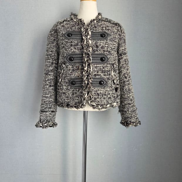 오즈세컨 트위드자켓 