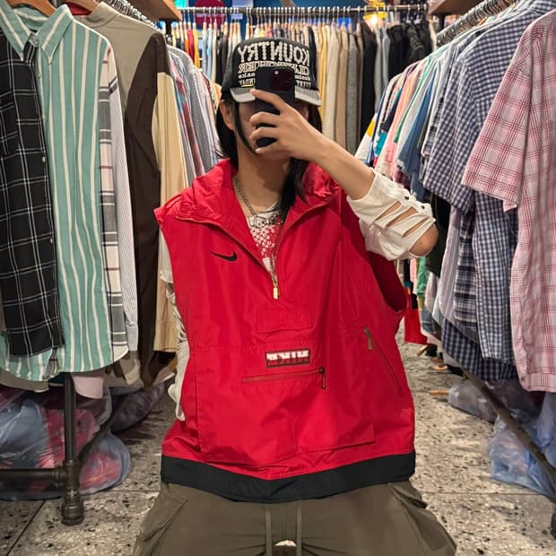 nike 나이키 올드스쿨 스트링 조끼